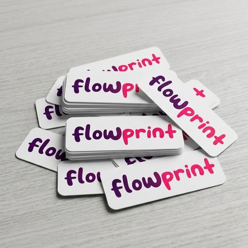 Adhesivos rectangulares con esquinas redondeadas