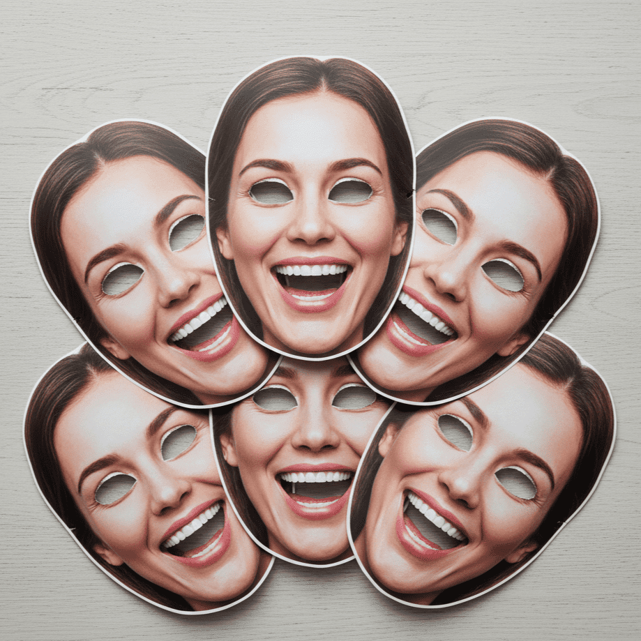 caretas con cara de personas para fiestas y eventos como despedidas de soltero