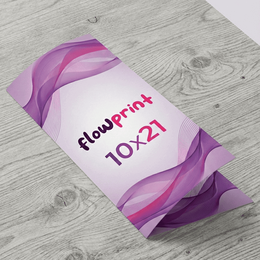 Flyers y folletos publicitarios díptico DL