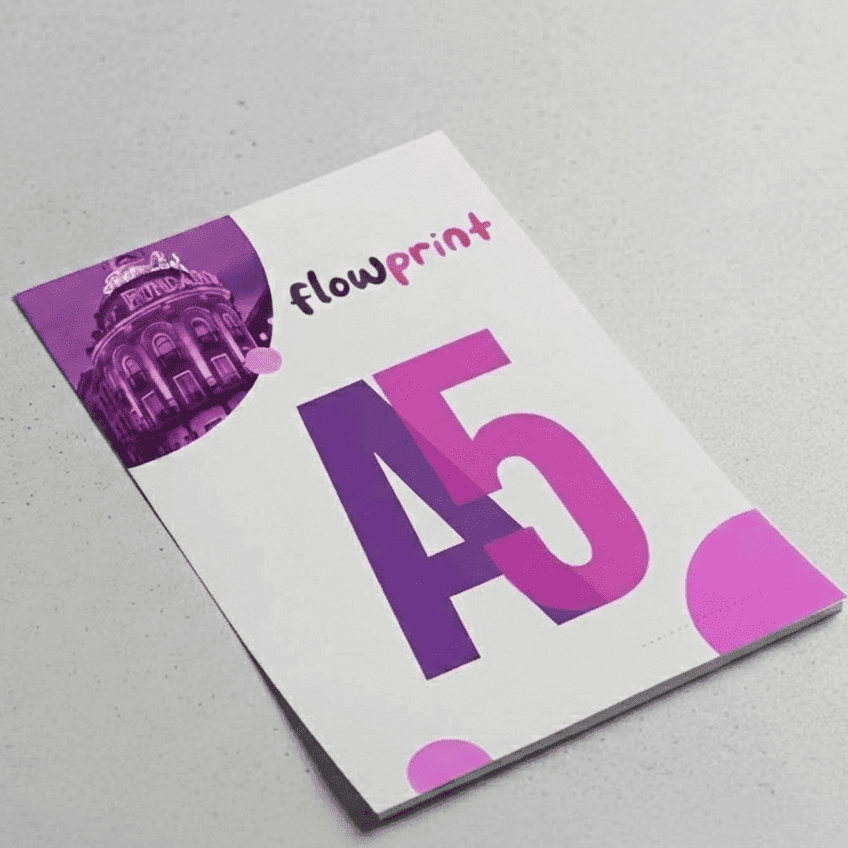 Flyers y folletos publicitarios de tamaño A5
