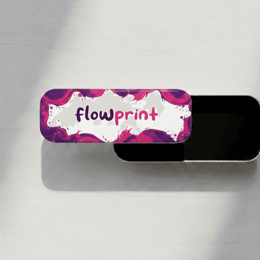 Imán rectangular personalizable