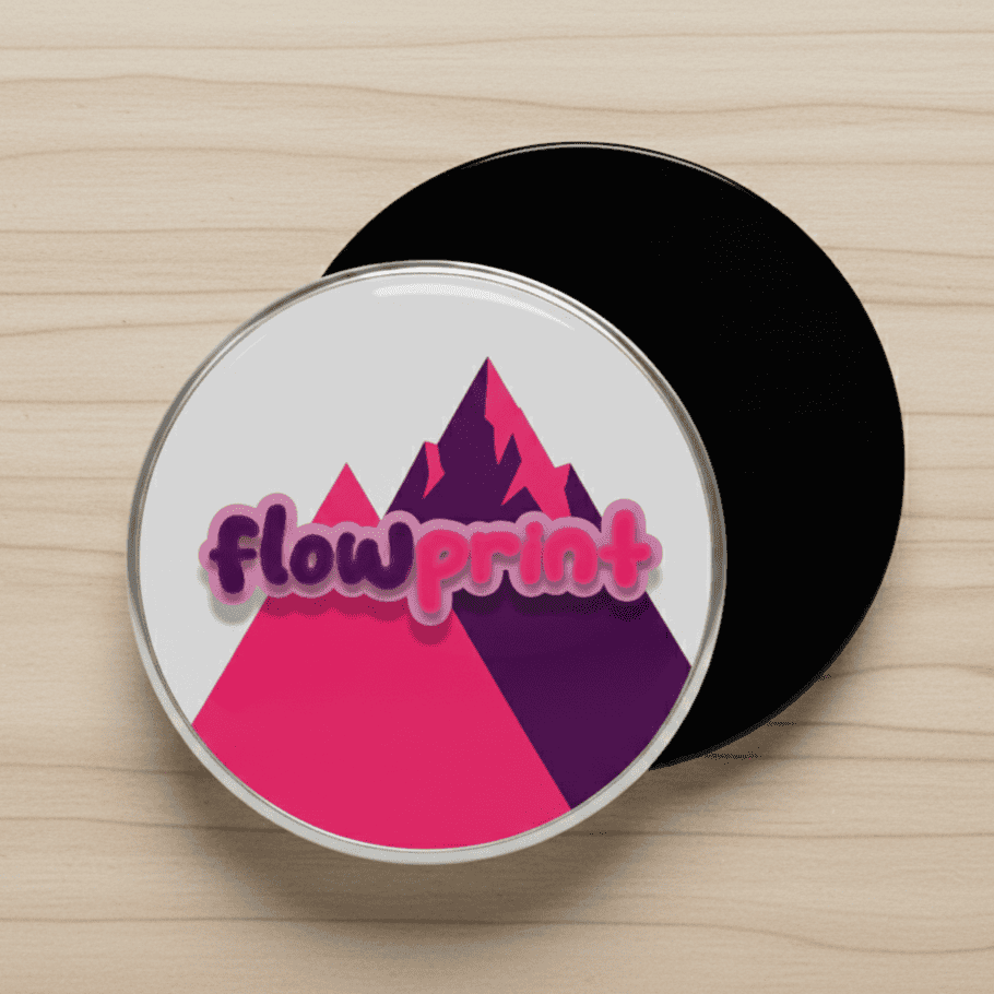 Imán redondo personalizable 