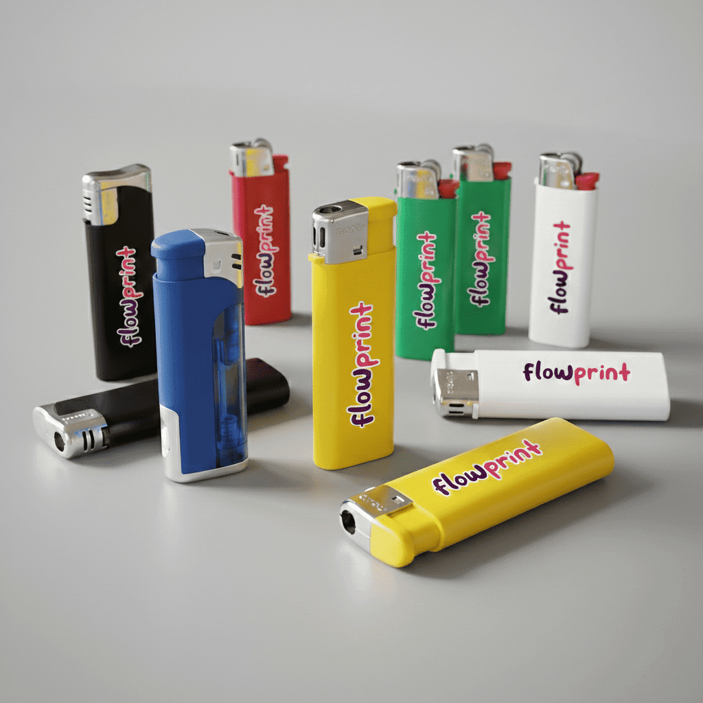 Mecheros personalizados de diferentes colores