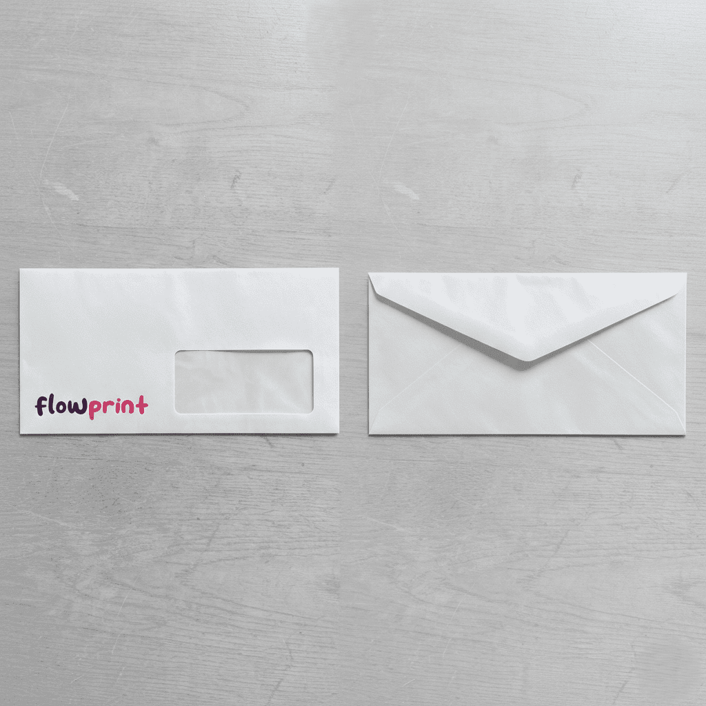 Sobre DL corporativo para empresas con ventana a la derecha 