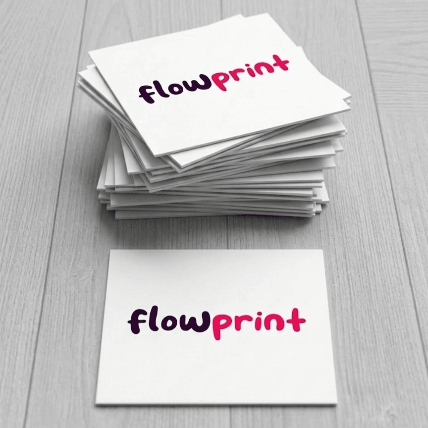 Tarjetas cuadradas personalizables 