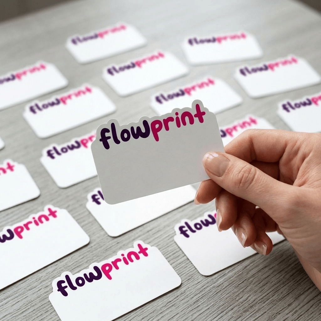 Tarjetas troqueladas personalizables 