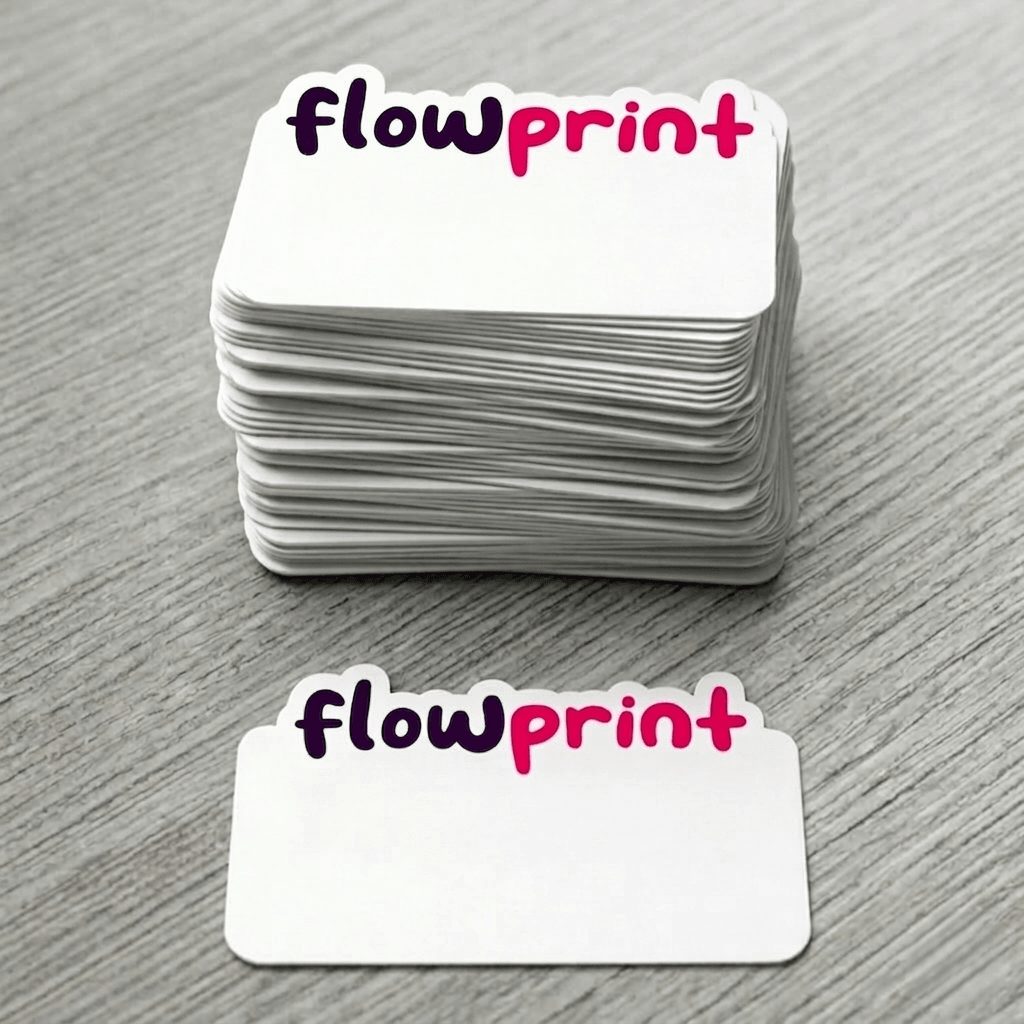 Tarjetas troqueladas personalizables 